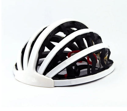 casque de velo pliable ultraconfort blanc