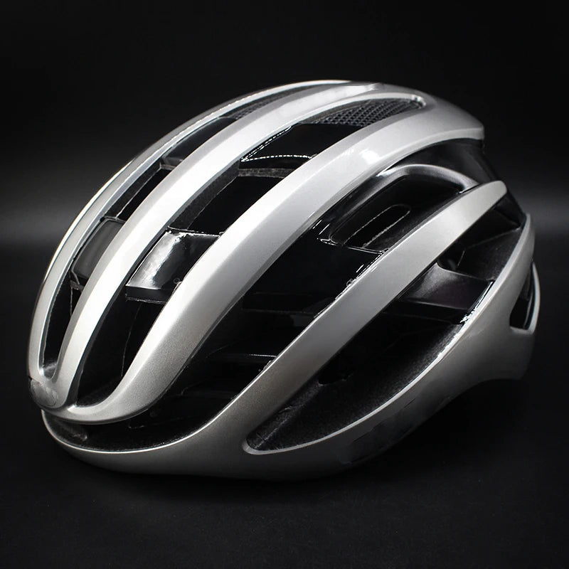 casque velo femme elegance legere argent