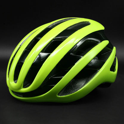 casque velo femme elegance legere vert fluo