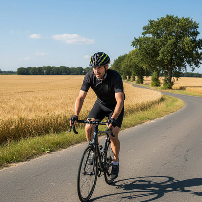 casque velo route ultravent led homme a la campagne