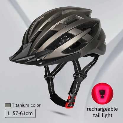 casque velo route ultravent led titanium