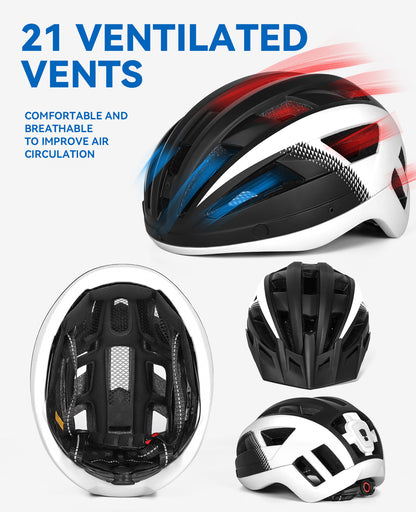 casque velo visiere securite & style circulation air