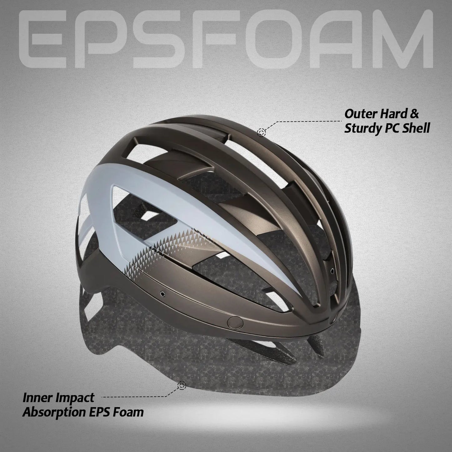 casque velo visiere securite & style materiau