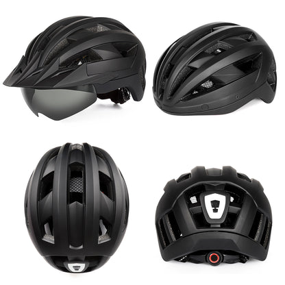 casque velo visiere securite style vu 360 degre