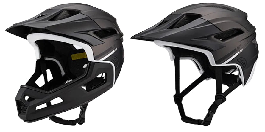 casque vtt ultra polyvalent mentonniere amovible