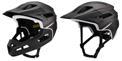 casque vtt ultra polyvalent mentonniere amovible