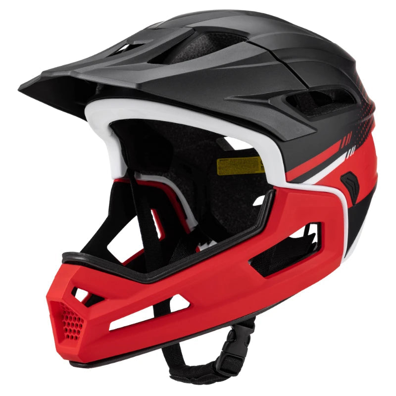 casque vtt ultra polyvalent rouge et noir